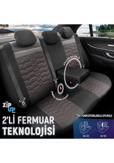 Otom Elegance Design Premium Özel Tasarım Oto Koltuk Kılıfı 553447303