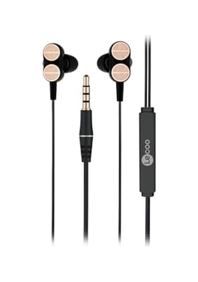 Tr Eh102 Kablolu 3.5mm Jacklı Mikrofonlu Kulak İçi Kulaklık - Çift Sürücülü, Sağlam Kablo Yapısı, Spor, İş Genel
