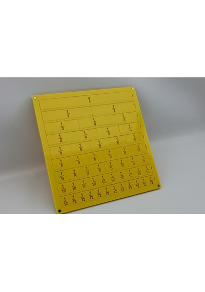 Luga Atölye Matematik Kesir Eğitim Seti & Eğlenceli Matematik Öğrenme - Sarı