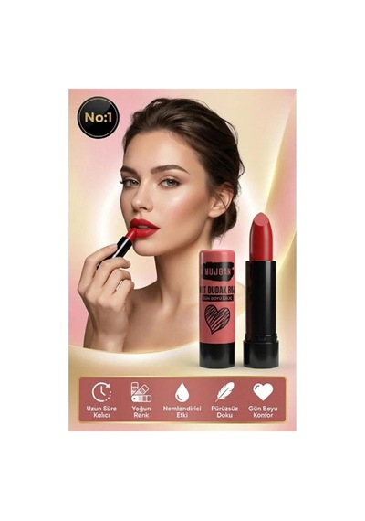 9 Lu Love Matte Ruj Seti Çok Renkli