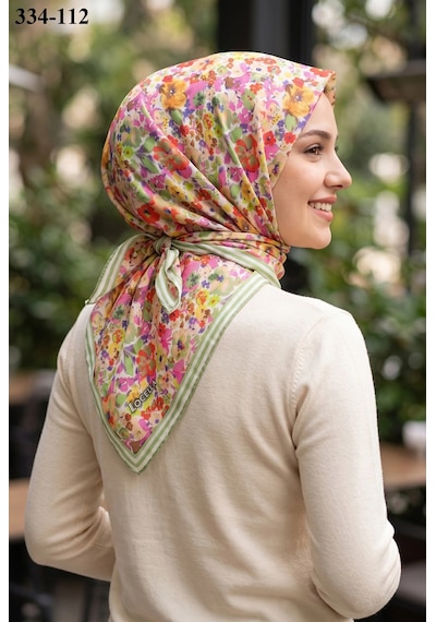 Locella Lo'cella Soft Pamuk Eşarp 334-112 Çok Renkli