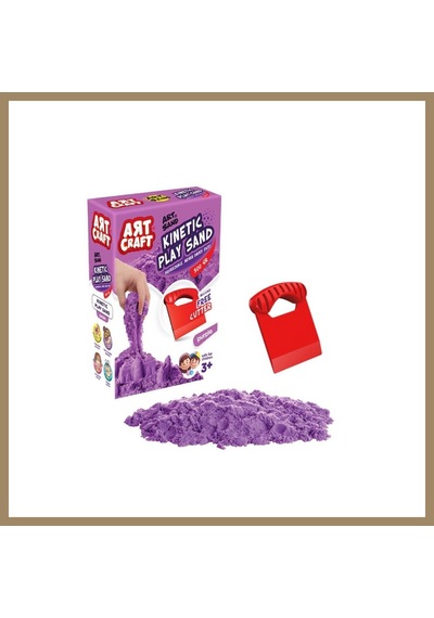 Bezos 03689 Nessiworld Aksesuarlı Mor Kinetik Oyun Kumu 500 Gr 22