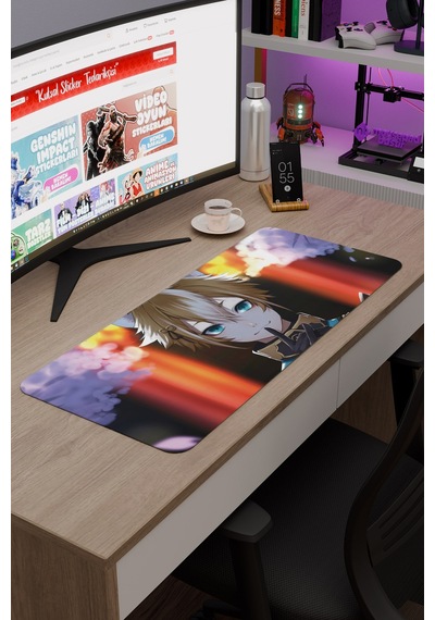Gorou Genshin Impact Anime Oyuncu V2 - 70x30 Xl Gaming Mouse Pad Fare Altlığı