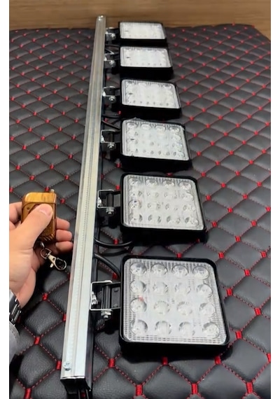 Çakarlı Projektör Lamba 6 Ledli
