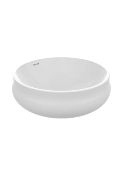 Oval Beyaz Deliksiz Lavabo 40 Cm 508 Yeşil