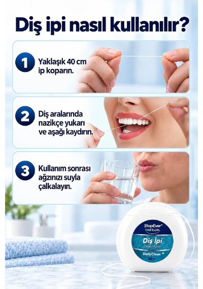 Well Tooth Daily Clean Diş İpi 50m