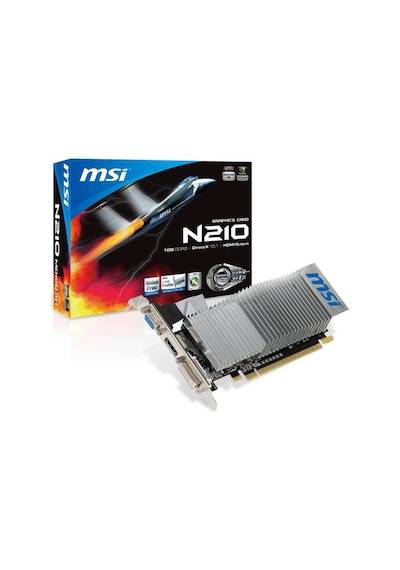 Msı N210 1gb Gddr3 Vga Dvı Hdmı 64bit Low Profile