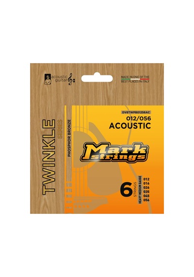 Mark Strings Twinkle Phosphor Bronze 12-56 Akustik Gitar Teli