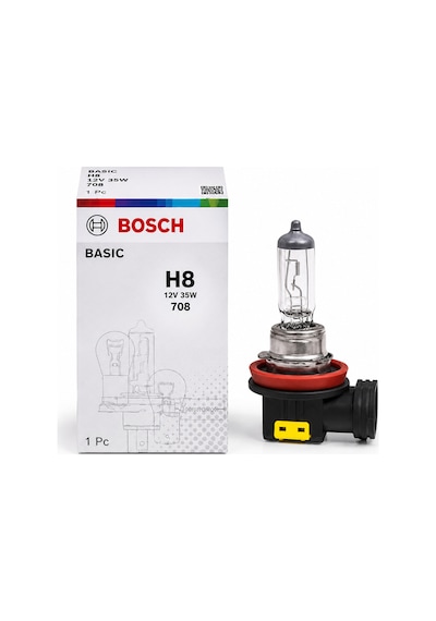 H8 12v 35w Halojen Far Ampulü Tekli Oto Sis Farı Gündüz Farı Lambası