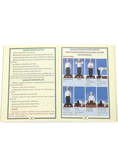 Oğlumun Sesli Namaz Öğretici Seccade Seti Mavi