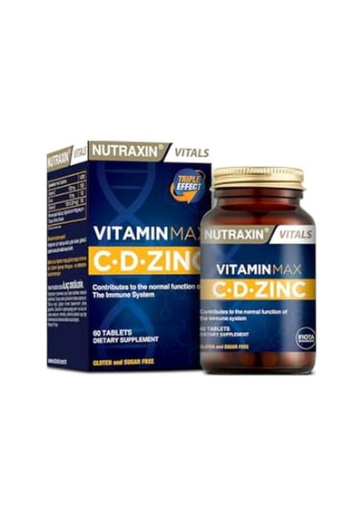 Nutraxin Vitamin Max C-d-zinc 60 Tablet
