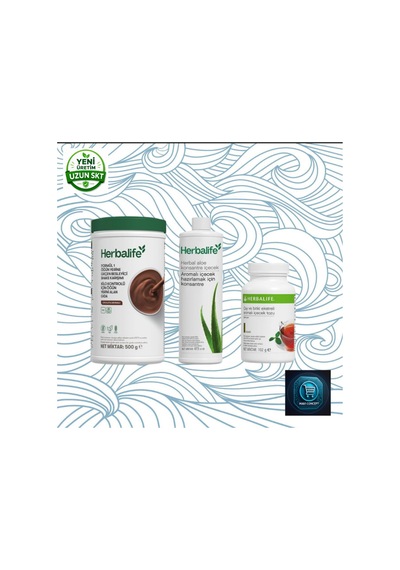 Herbalife Formül 1 Besleyici Shake Karışımı 500 G + Çay Ve Bitki Ekstreli Aromalı İçecek Tozu Klasik Aromalı 102 G + Herbal Aloe Konsantre İçecek 473 Ml Klasik102sade3lüset1ç