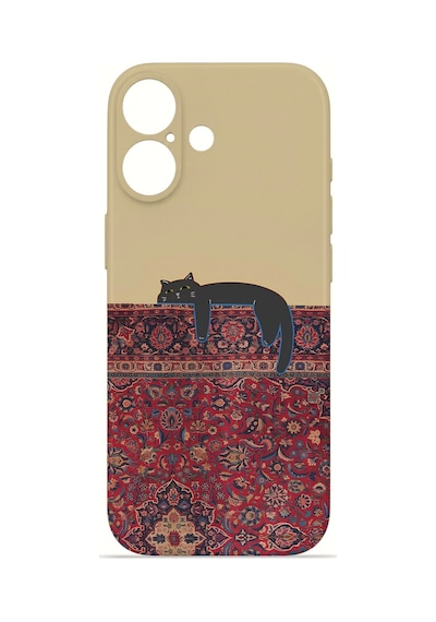 Apple iPhone Uyumlu 17 Vorian İnce Kamera Korumalı Mika Kılıf Persian Cat Lounge Persian Cat Lounge Mika