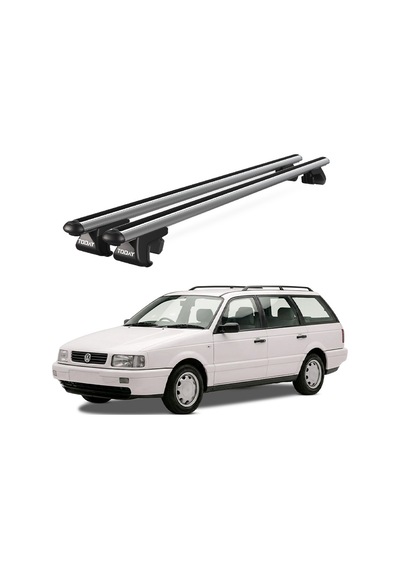 Venüs Volkswagen Passat Variant 1990-1996 Uyumlu Gri Ara Atkı Port Bagaj Tavan Barı