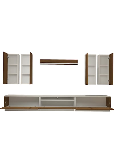 Decoraktiv Trendstyle 8ds Mdf Tv Ünitesi Tv Sehpası Beyaz - Ceviz