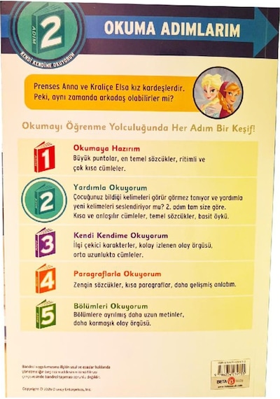 Dısney Okuma Adımlarım - 2. Adım - Karlar Ülkesi - İki Kız Kardeşin Hikayesi