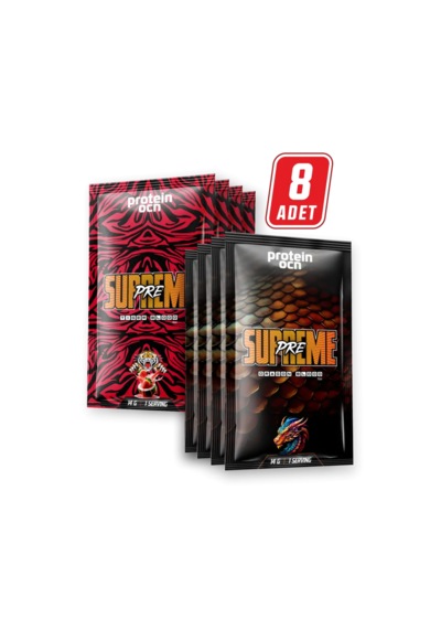 Preworkout Supreme - Karma Kutu - 8 Tek Kullanımlık Saşe Karışık