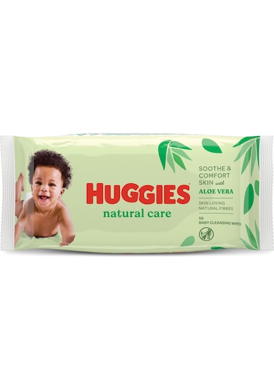 Huggies Natural Care Yenidoğan Islak Bebek Havlusu 56 Yaprak 24'lü Set