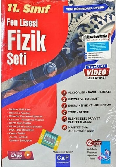11.Sınıf Fizik Fen Lisesi Set -  Çap Yayınları