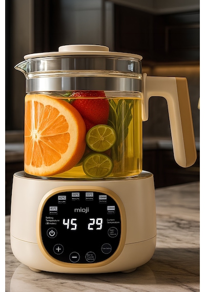Mioji Mio K99 Çok Fonksiyonlu Isı Kontrolü LED Ekranlı Elektrikli Mama Kettle