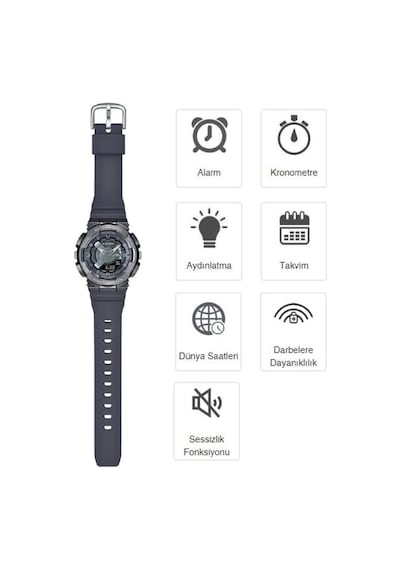 Casio G-shock Gm-s110b-8adr Kol Saati