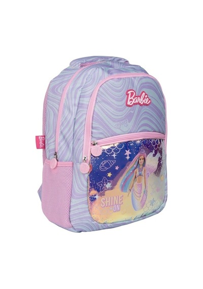 Okul Çantası - Barbie Beslenme Çantası - Çift Gözlü Kalemlik - Barbie Suluk Matara Pembe