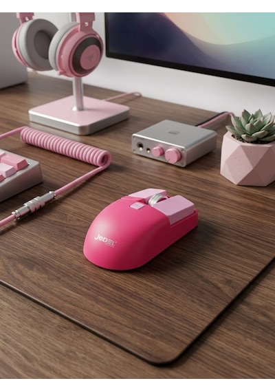 Kablosuz Şarj Edilebilir Mouse - Mekanik Tuş Tasarımlı 1600dpı Optik Fare -
