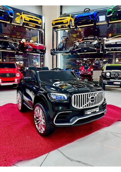 Poyraz Akülü Volvo Suv Akülü Araba 12 Volt 0-7 Yaş Siyah