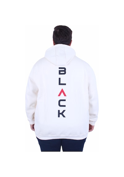 Moc Grande Mocgrande Büyük Beden Kapüşonlu Fermuarlı 3ip Sweat Black 25716 Bej Bej