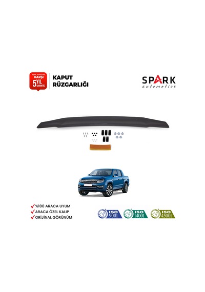 Volkswagen Amarok 2010-2022 Yıl Aralığı Uyumlu Kaput Rüzgarlığı 4mm