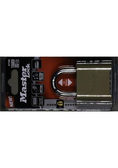 Master Lock 875d Ağır İş Dış Mekan Kombinasyon Kilidi, 5 Cm Geniş