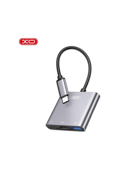 Hub011 Type-c 3 İn 1 Çoklayıcı Usb 3.0 Pd 100w Şarj 4k Hdmı Görüntü Aktarım Docking Station
