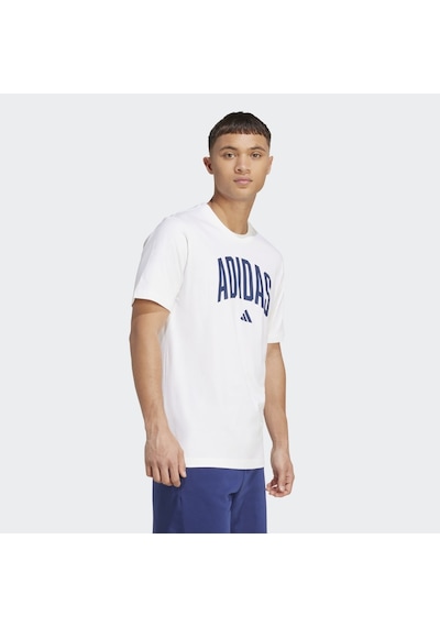 Adidas Jm6416 M Collegıate T Erkek Tişört Beyaz