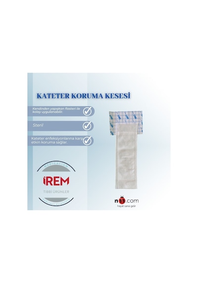 Diyaliz Kateter Koruma Kesesi 5 Adet