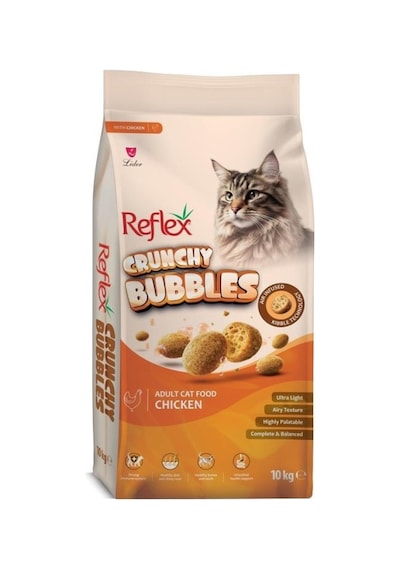 Reflex Crunchy Bubbles Tavuklu Kedi Maması 10 Kg