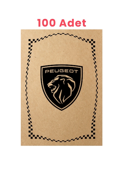 Kraft 120gr Peugeot Oto Paspas Kağıdı 100 Adet - 35x50cm - Kalın
