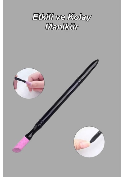Manikür Seti Tırnak Eti Törpüsü Nail Art İçin Tırnak Bakım Seti Set