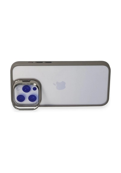 Joko Apple Apple iPhone Uyumlu 15 Pro Max Kılıf Roblox Lens Standlı Kapak - Titan Gri Diğer