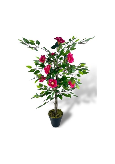 Yapay Ağaç Fuşya Nilüfer Ağacı 90cm
