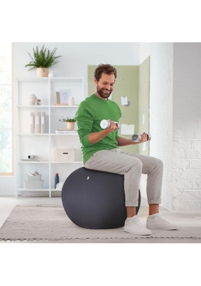 Leitz Ergo Active Kaymaz Oturma Topu 75 Cm - Koyu Gri - Kod:65430089