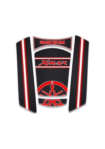 Yamaha Xmax Uyumlu Kırmızı Tank Pad 2025-2026 Diğer