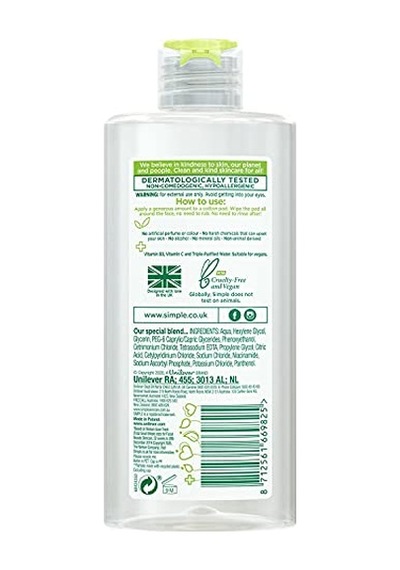 Simple Micellar Makyaj Temizleme Suyu 200ml