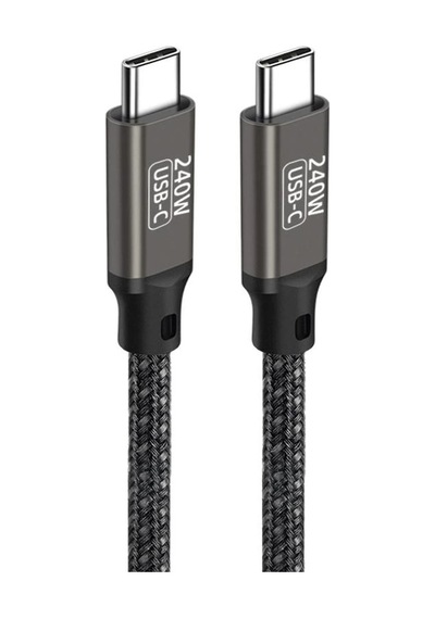 Zore Qg02 Type-c To Type-c Pd3.1 Data Kablosu 240w 480mbps 0.5 Metre