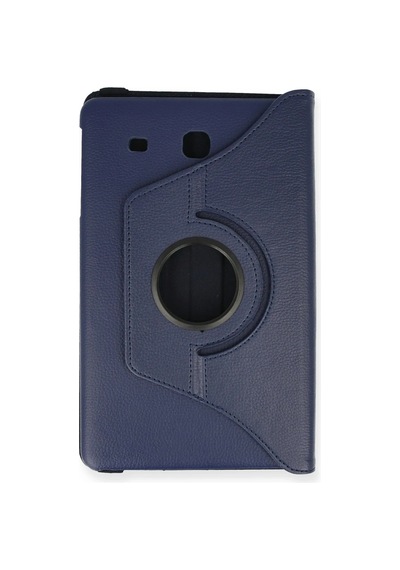 Mmb-trade Samsung Uyumlu Galaxy T560 Tab E 9.7 Kılıf 360 Tablet Deri Kılıf - Lacivert Mmbz