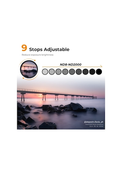 K&f Concept 77 MM ND8-2000 Nano-X Varıable MRC ND Filtre