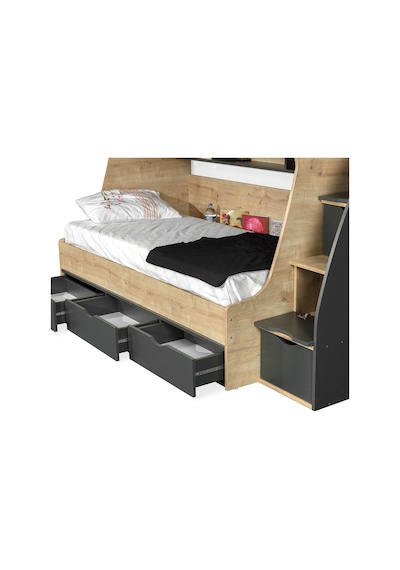 Çocuk Odası, Truva Ranza 3 Kapılı Dolap, Çalışma Masası 90 X 190 CM