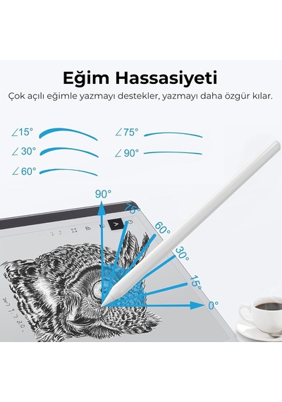 Apple Pencil Yedek Kalem Ucu 1. Ve 2. Nesil, Pro, Usb-c Uyumlu, Döner Mekanizmalı Twist-action Şeffaf Saklama Kutulu Set 4'lü Lila Belirtilmemiş