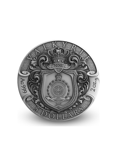 Agakulche Savaşçı Kızıl Valkyrie Gümüş Sikke Coin
