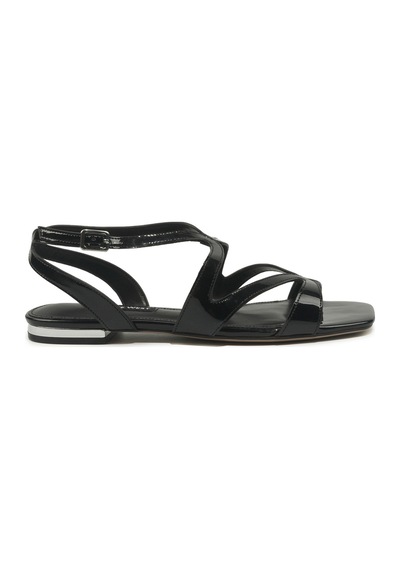 Nine West Etrın 6fx Siyah Kadın Düz Sandalet 000000000102052439 Siyah