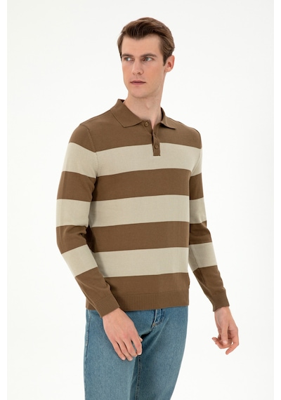 U.s. Polo Assn. Erkek Haki Kazak /triko 50297019-vr027 Haki